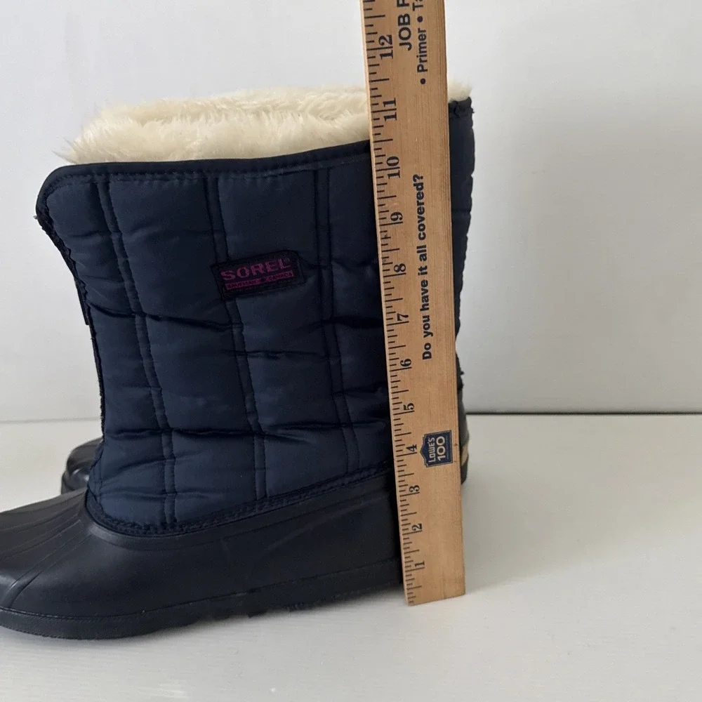 Vintage Sorel Kaufman Cabelas Canada Womens Blue Winter Boots Size 11‎ Snow EUC